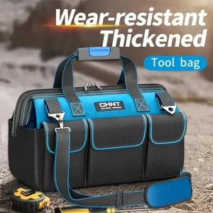 Toolkit Canvas Thickened Hand Tool Tool Multifunctional Electrician Air Conditioning Repair Large Portable Tool Bag Multicolor