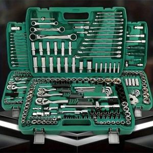 46pcs 1/4" Drive Ratchet Wrench Set, Multifunctional Repair Tool Kit With Drill Bits, Ratchet & Extension Bars, Metric, For Automotive And Home Use, High-Quality Ratchet Wrench And Screwdriver Set - Compact And Portable, Integrated Solution For Car, Bicycle And Motorcycle Maintenance, With Storage Box Multicolor