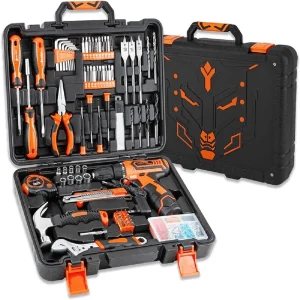 Power Tool Combo Kits With 12VCordless Drill Black