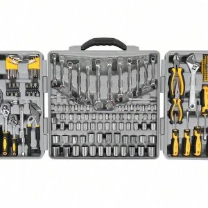 205 Pieces Car Repair Mechanics Tool Kit Auto Ratchet Spanner Screwdriver W/ Box 1